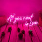 "All You Need Is Love" Neon Light