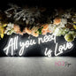 "All You Need Is Love" Neon Light