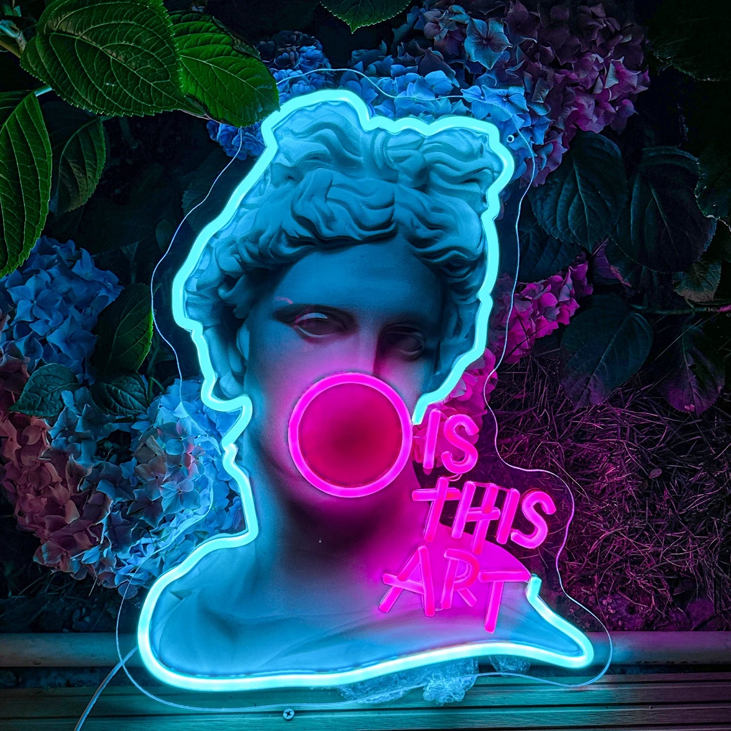 Apollo "Is This Art" Neon LED Light Sign