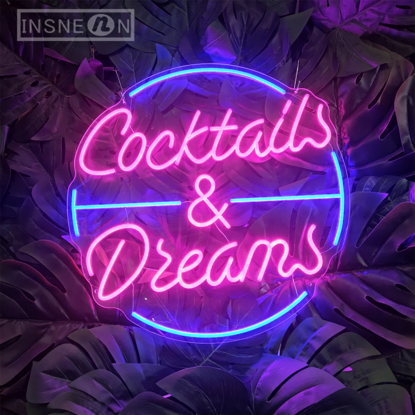 "Cocktails and Dreams" Neon Sign