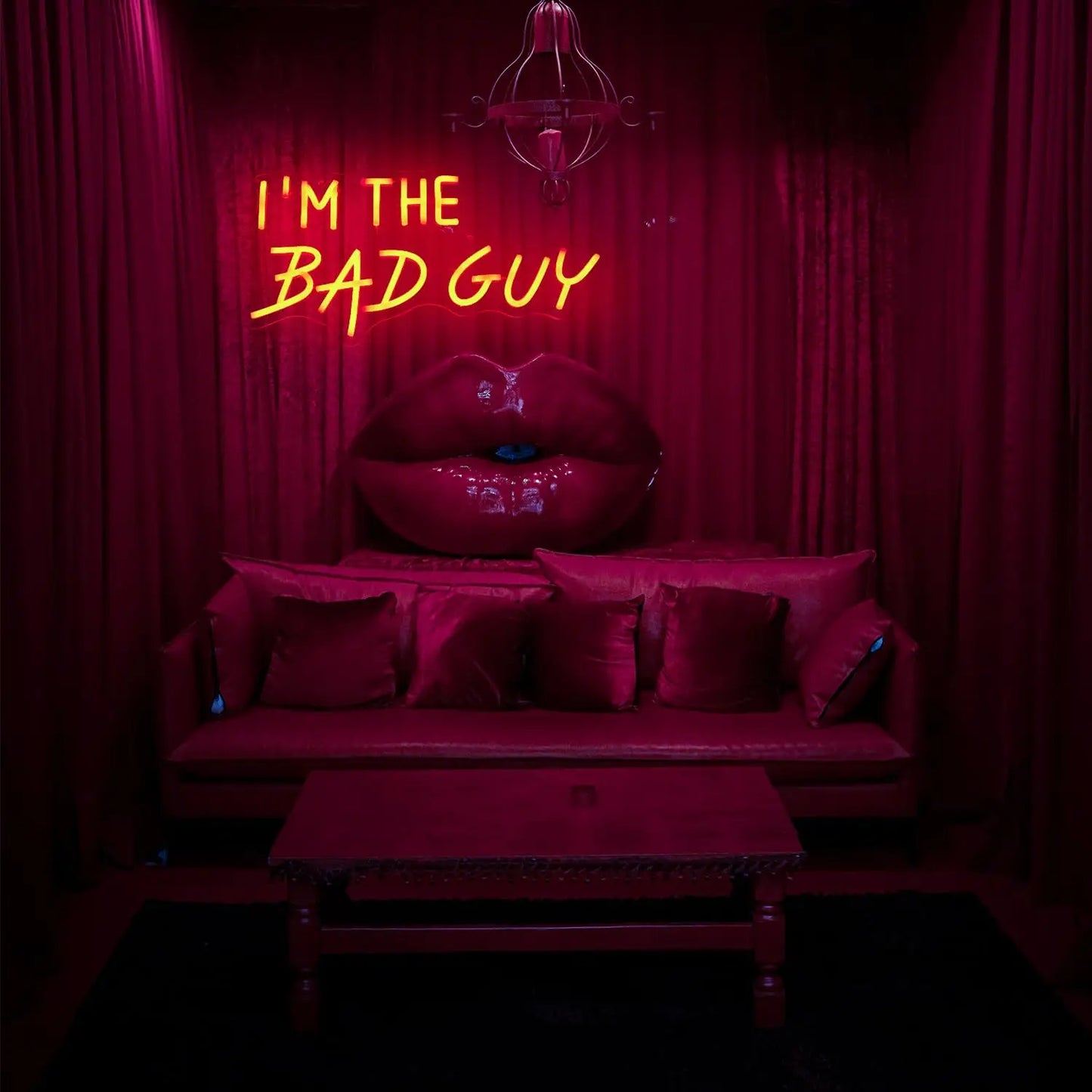 "I'm the Bad Guy" Neon Sign