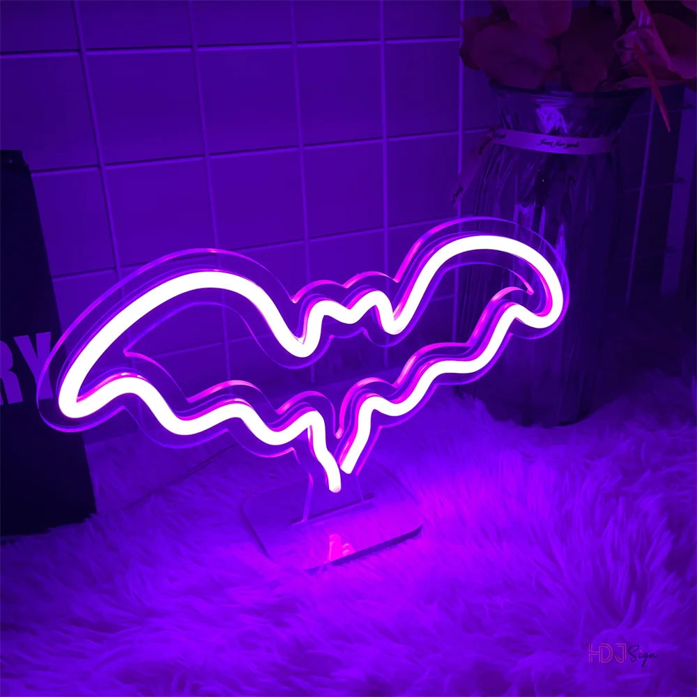 "Walking Cat" Neon Sign