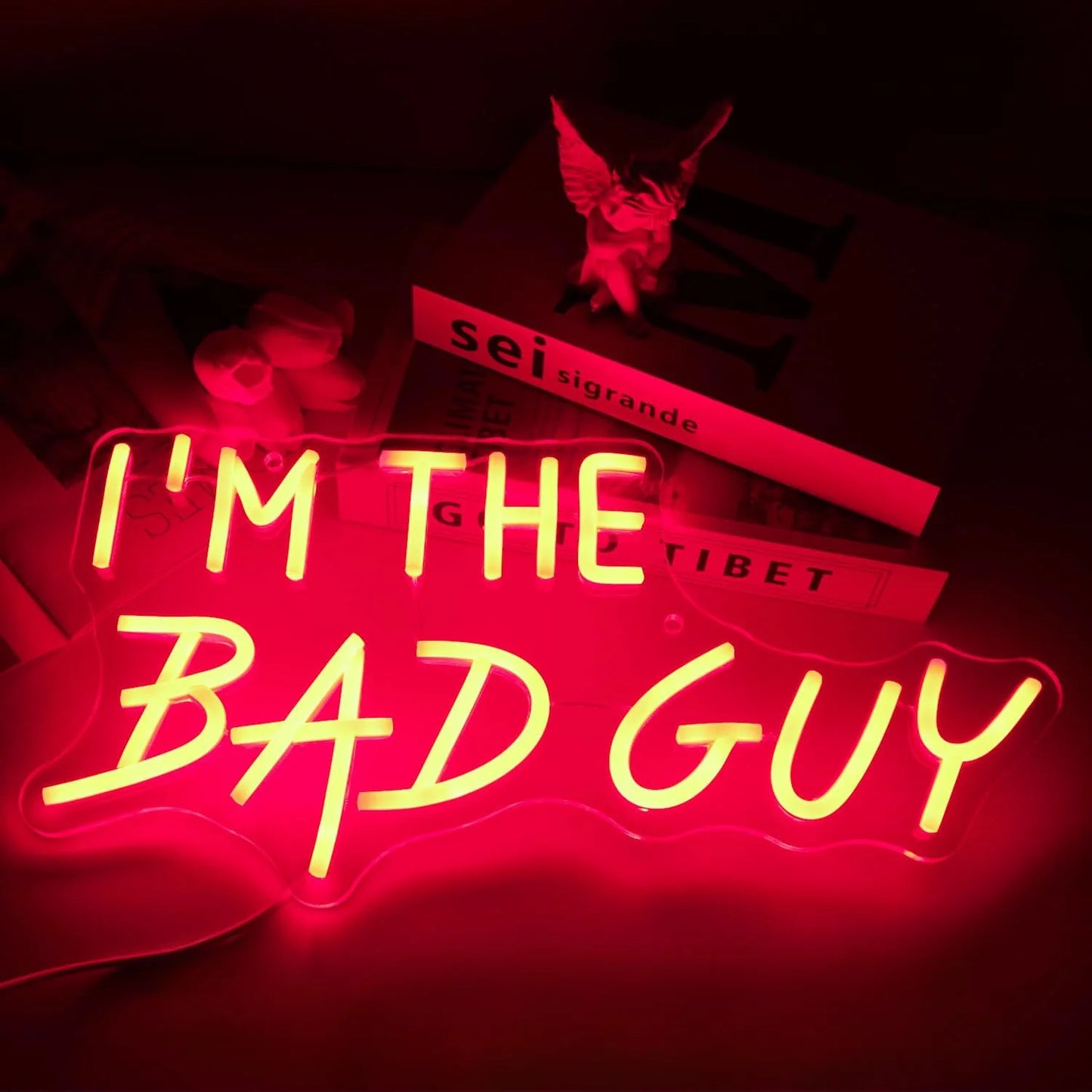 "I'm the Bad Guy" Neon Sign