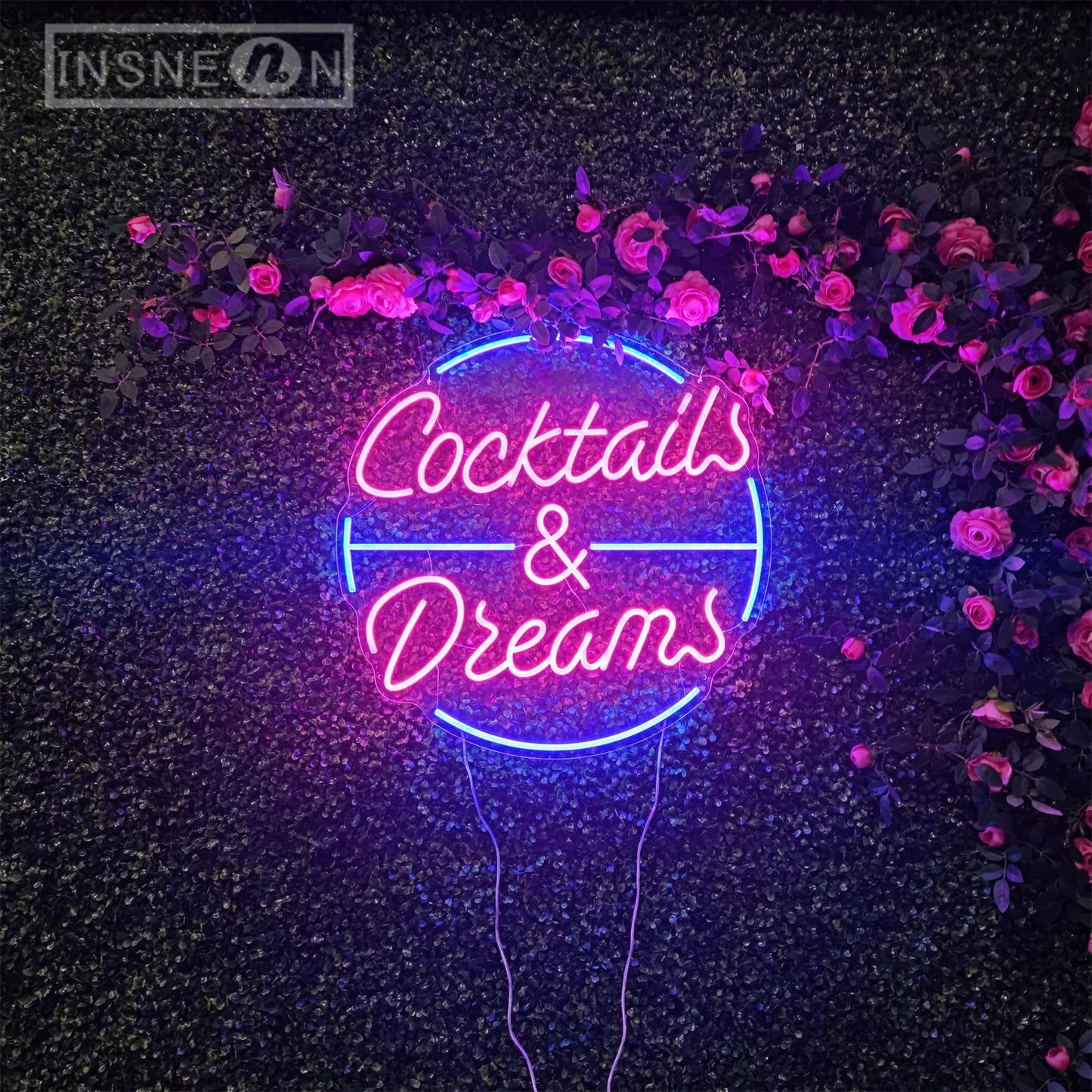 "Cocktails and Dreams" Neon Sign