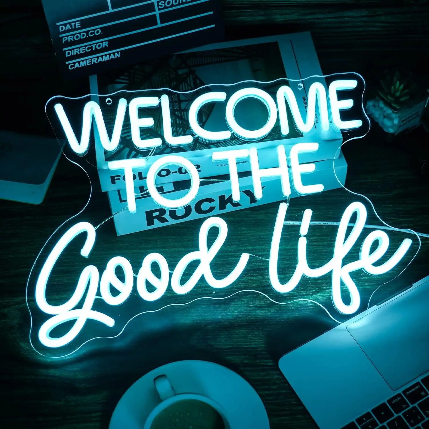 "Welcome to the Good Life" Neon Sign – Light Up Your World